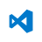 Logo del editor de código Visual Studio Code