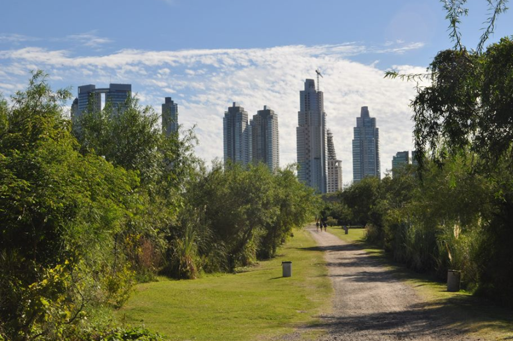 Imagen del paisaje de la reserva